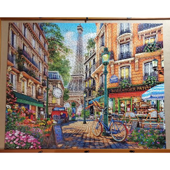 Springbok Puzzle 1000 Piece Paris Afternoon Pre-Owned - Picture 3 of 7